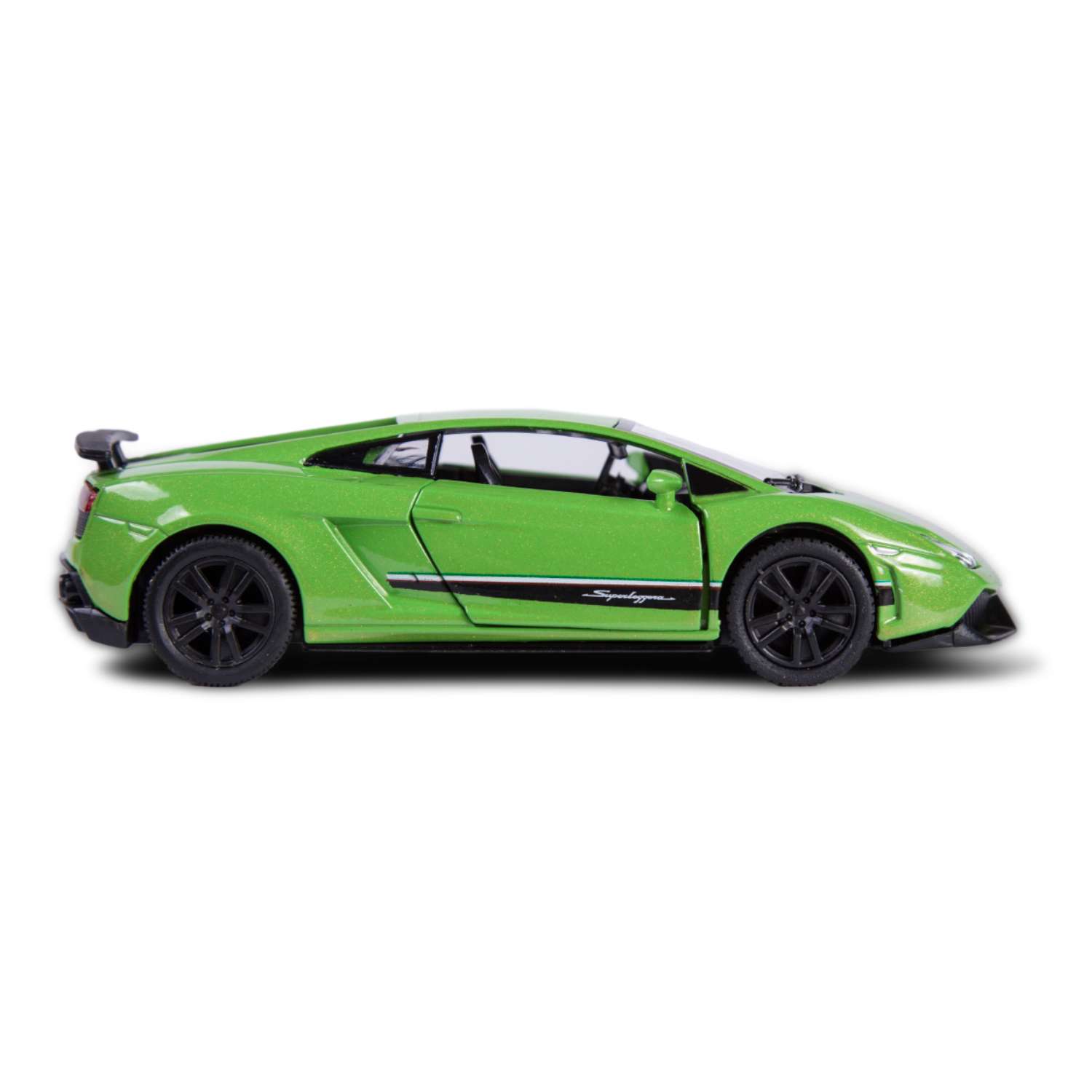 Машина Mobicaro 1:32 Lamborghini Gallardo Зеленая 544998 - фото 7