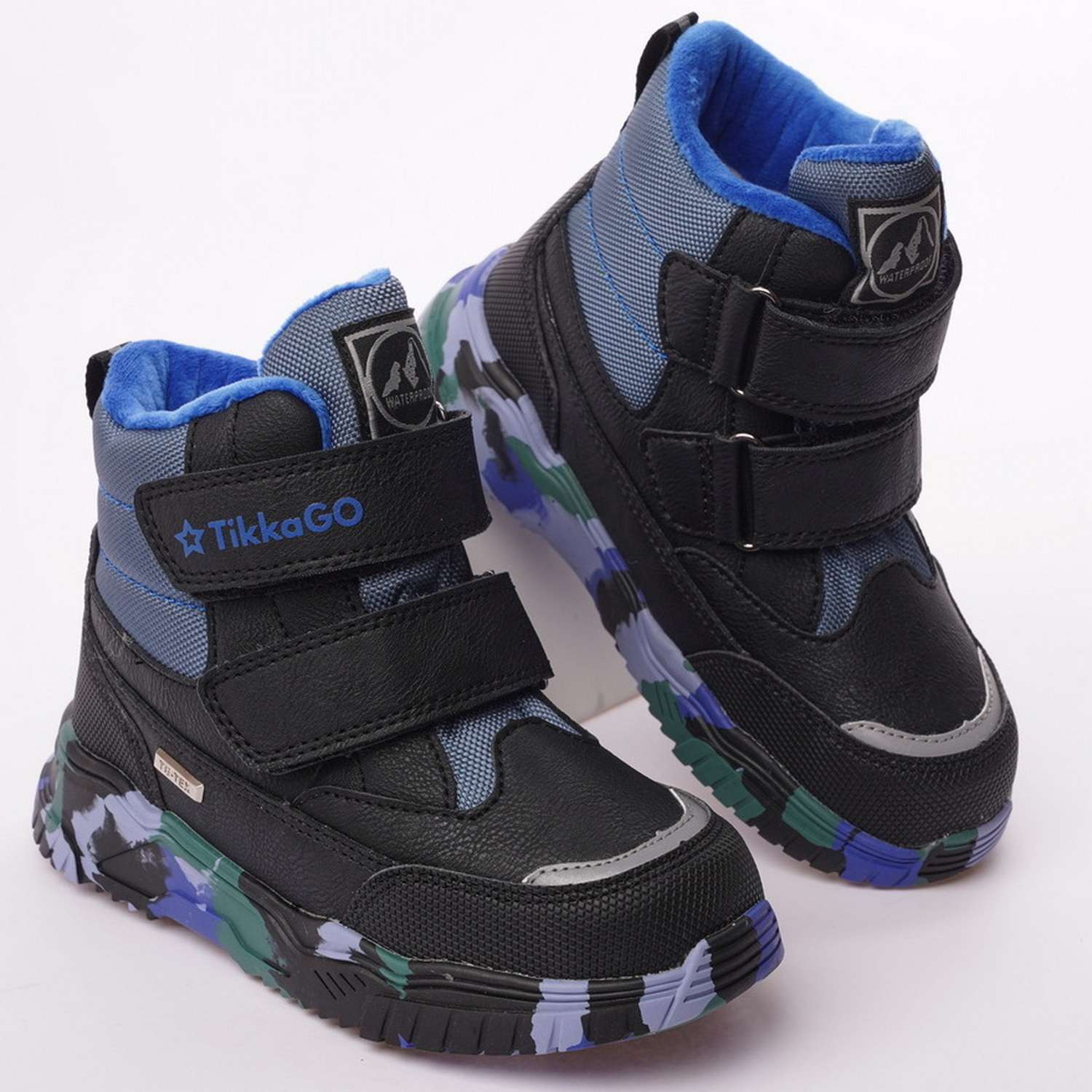 Ботинки TikkaGo 4K03_2338_black-blue - фото 2