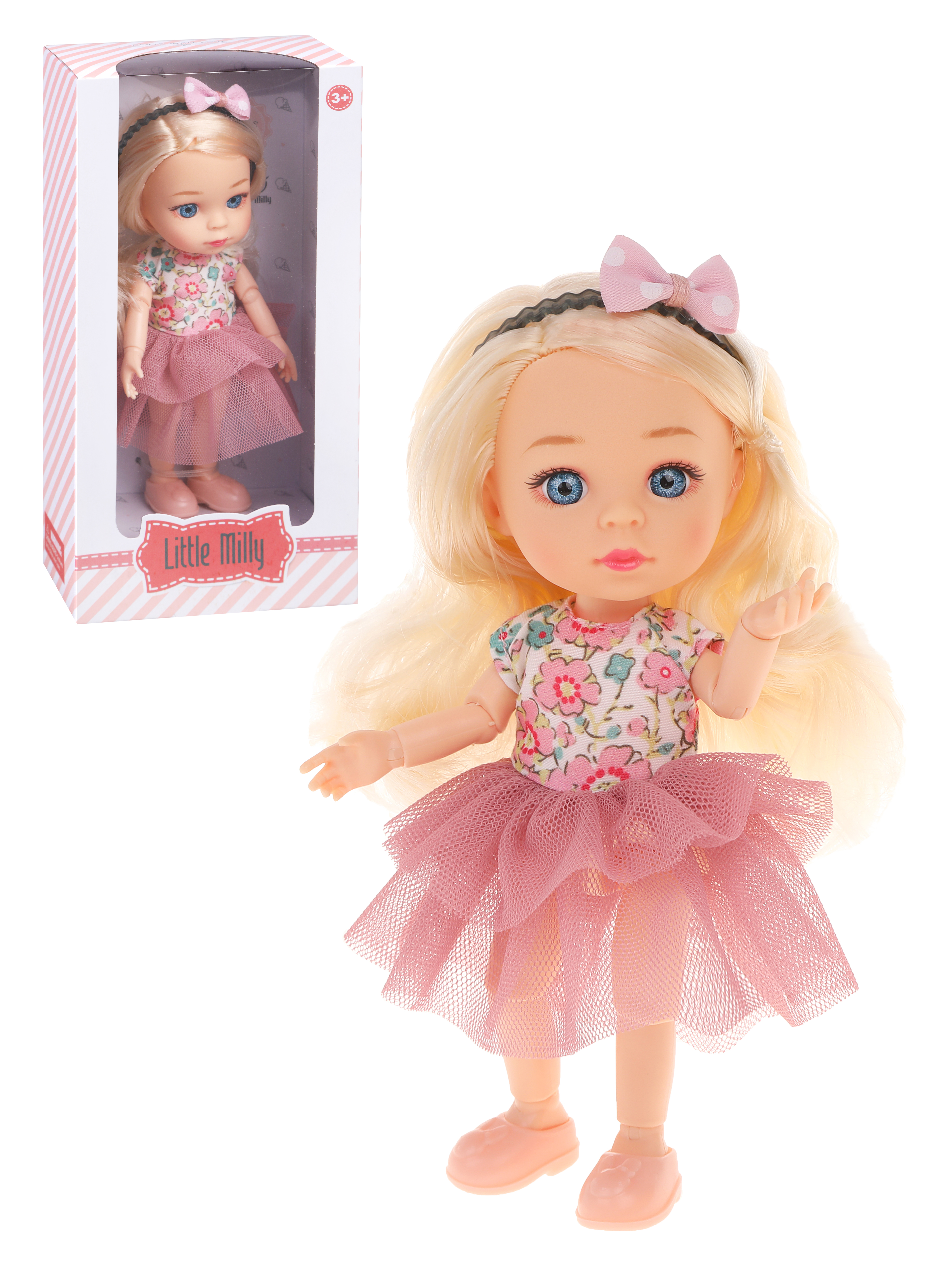 Кукла для девочек Наша Игрушка шарнирная 15 см 803604 - фото 10