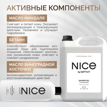 Гель для душа NICE by Septivit 5л