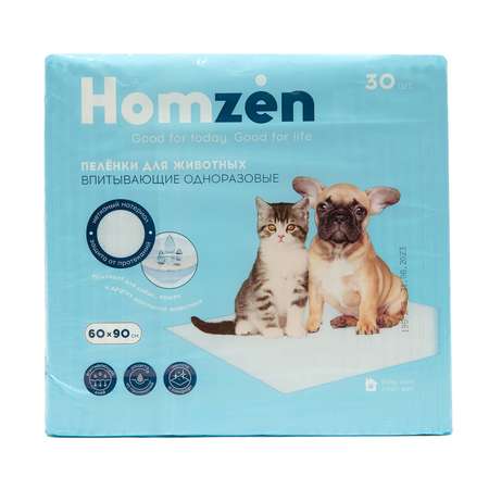 Пелёнки для животных Homzen 60*90см 30шт