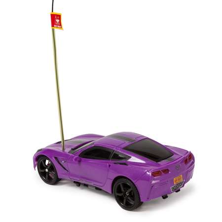 Машинка New Bright РУ 1:24 Corvette Фиолетовый 2423G