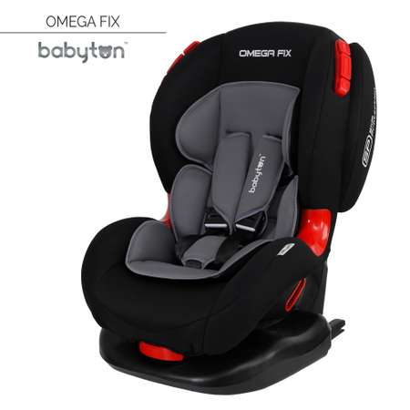 Автокресло Babyton Omega Fix I/II Black-Grey