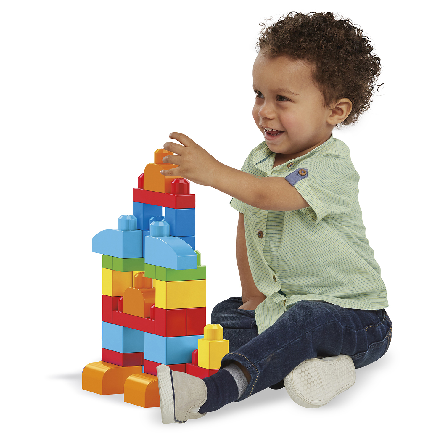 Конструктор Mega Bloks First Builders 60деталей в ассортименте DCH54/DCH55/CYP67 - фото 16