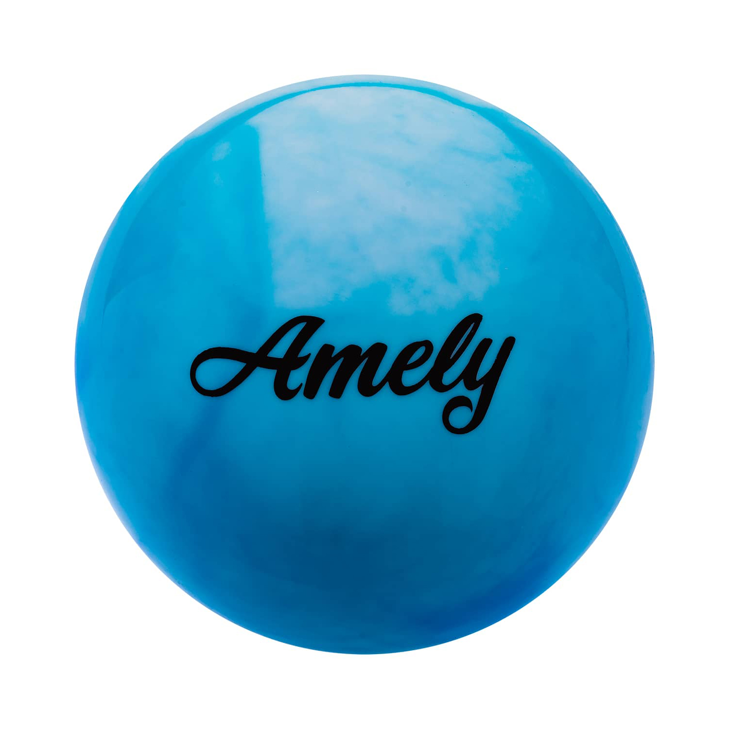 Мяч Amely для художественной гимнастики AGB-101-19-blueandwhite - фото 1