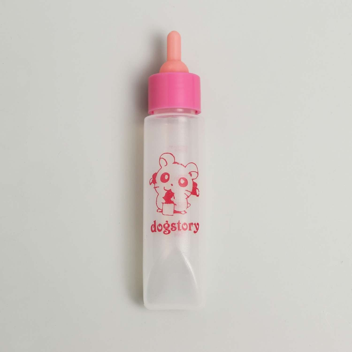 Бутылочка для вскармливания Sima-Land 30 мл с силиконовой соской розовая - фото 1