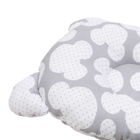 Подушка AmaroBaby анатомическая First Pillow Мышонок серый