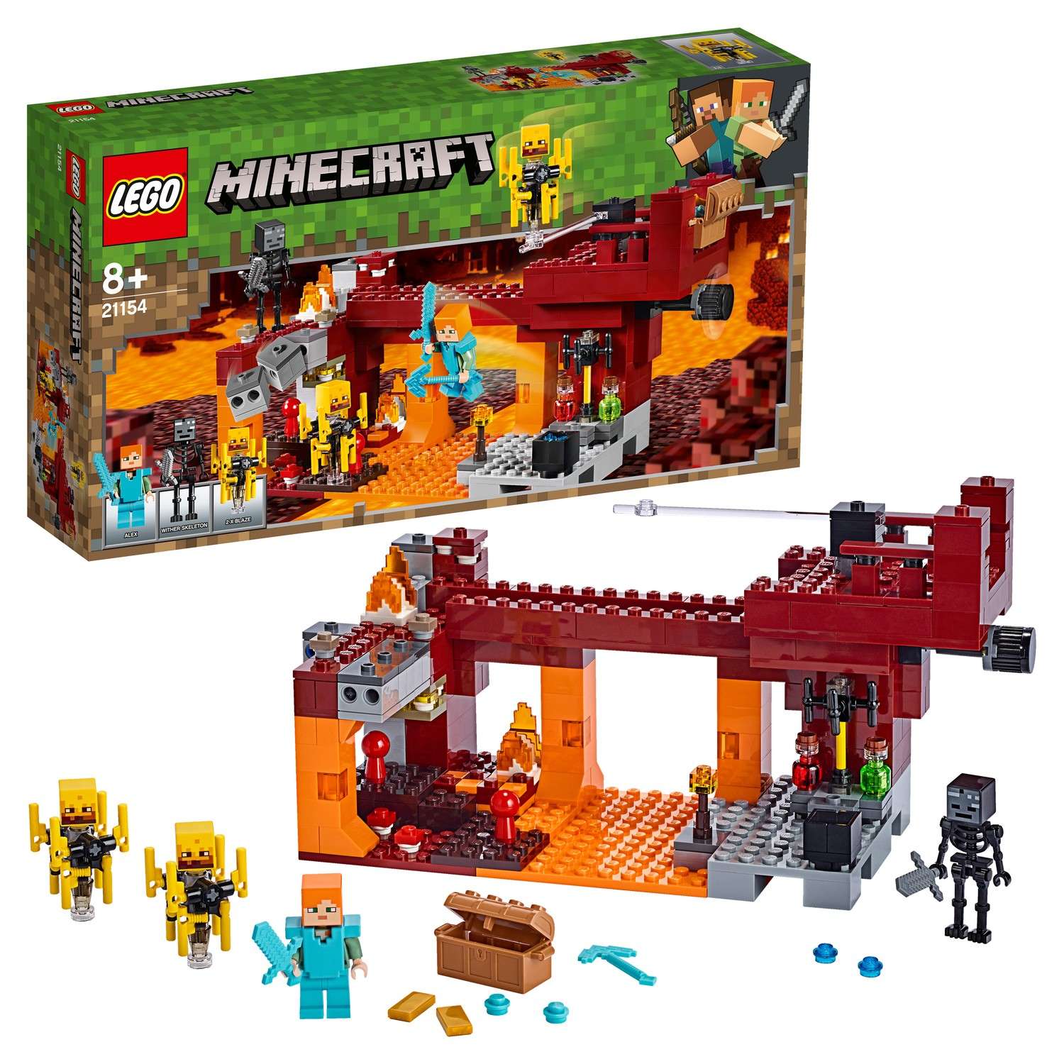 Конструктор LEGO Minecraft Мост ифрита 21154 - фото 1