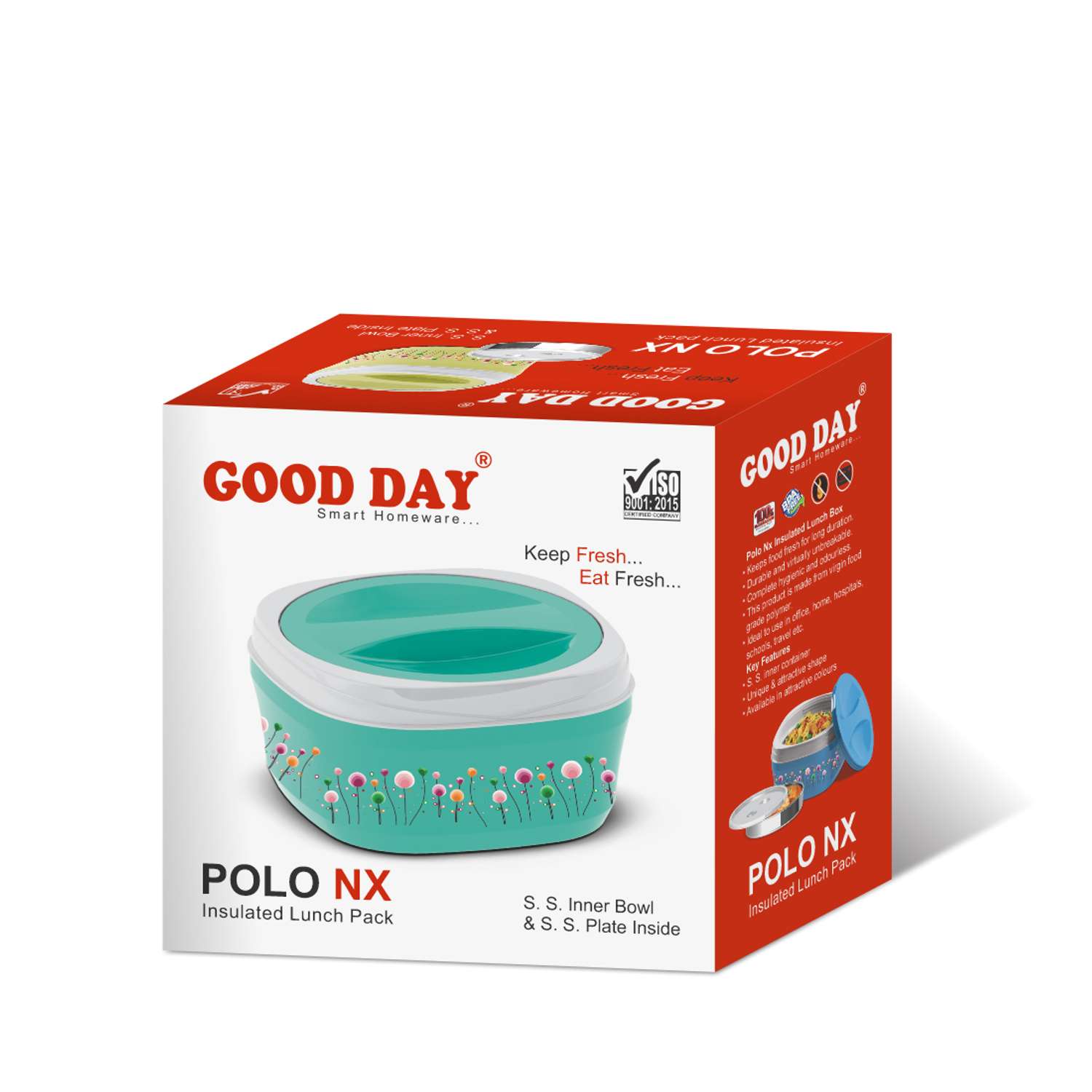 Термо-ланчбокс GOOD DAY Polo Nx Green зеленый - фото 2