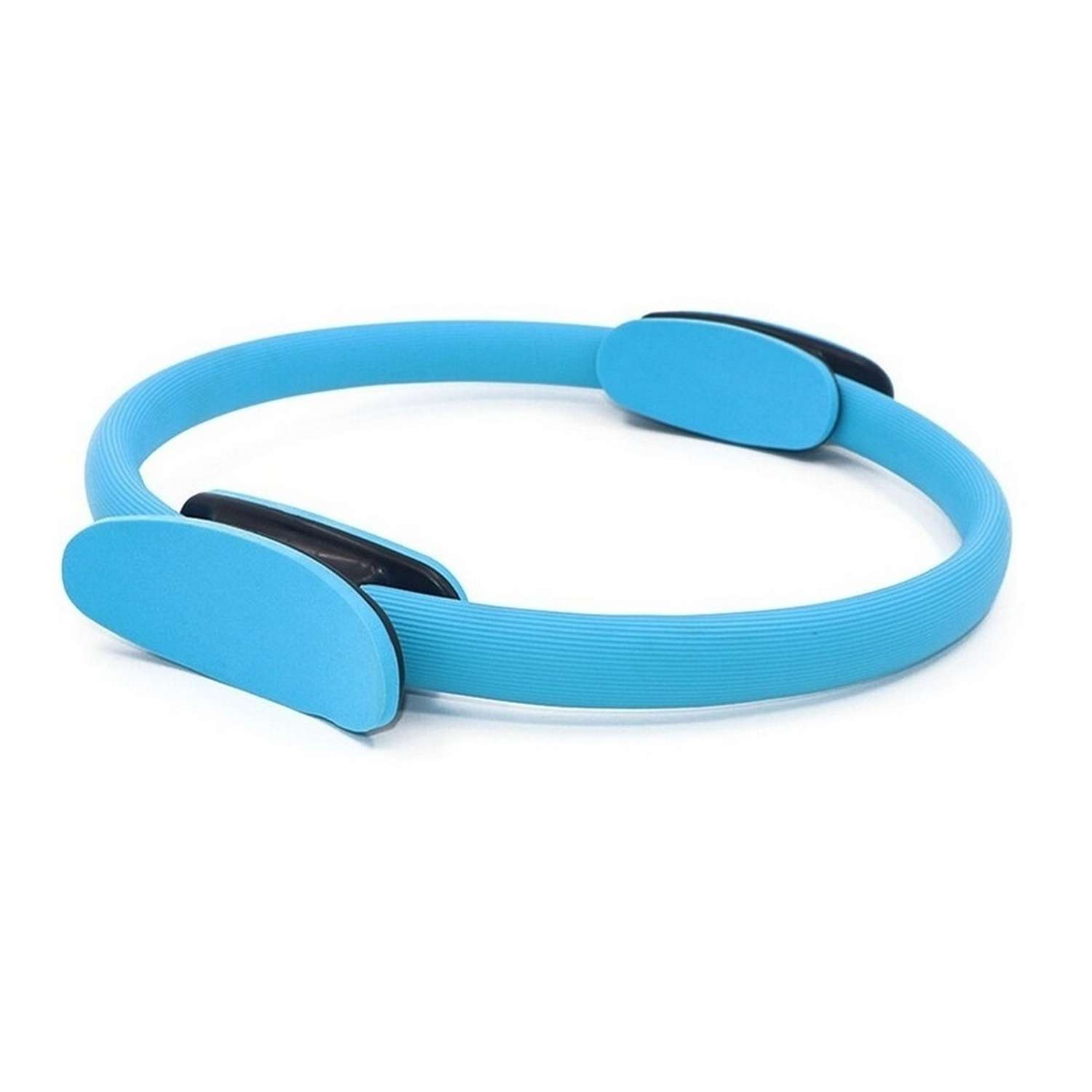 Изотоническое кольцо STRONG BODY обруч для йоги и пилатес d 38 см голубое - фото 3