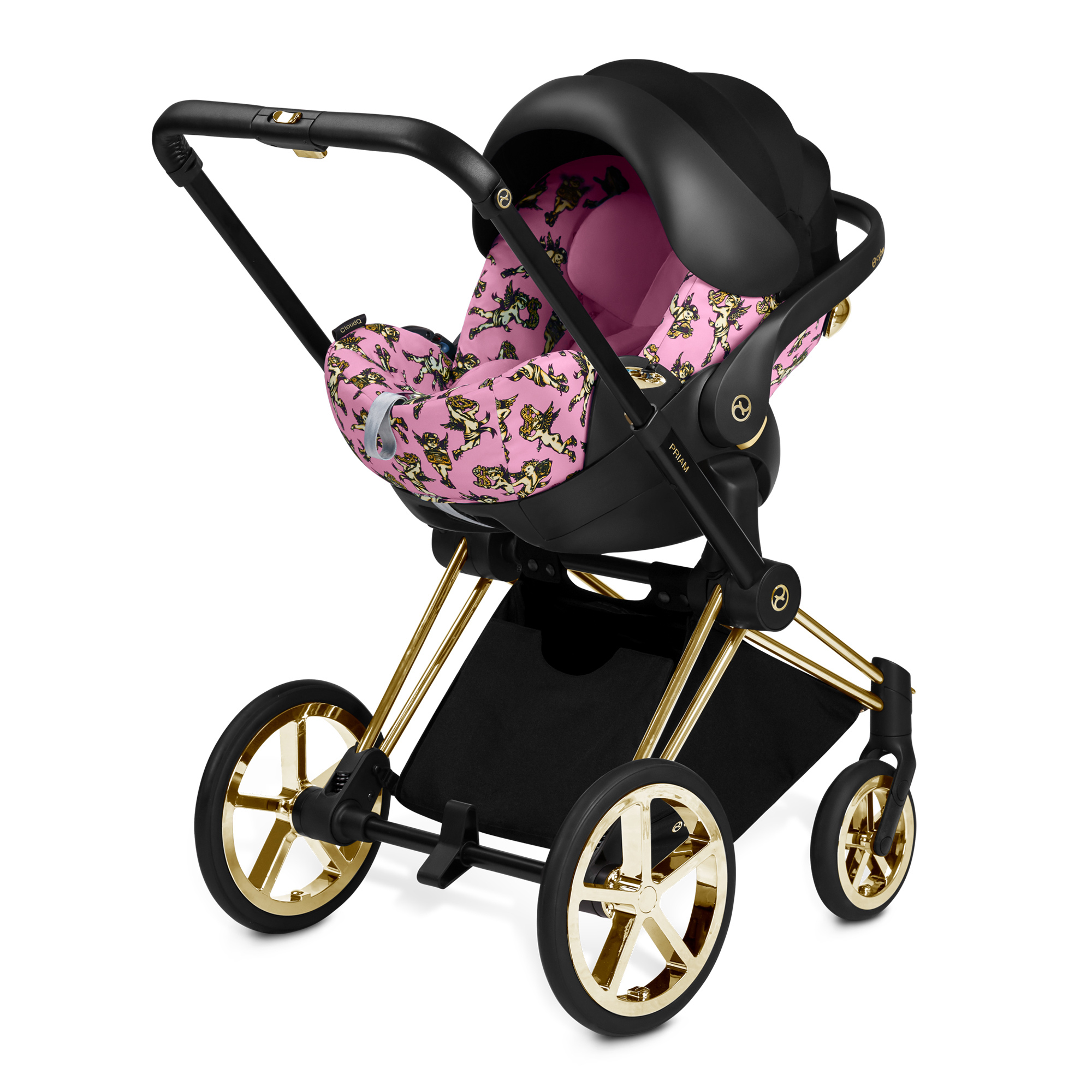 Автокресло Cybex Cloud Q JS Cherubs Pink - фото 4