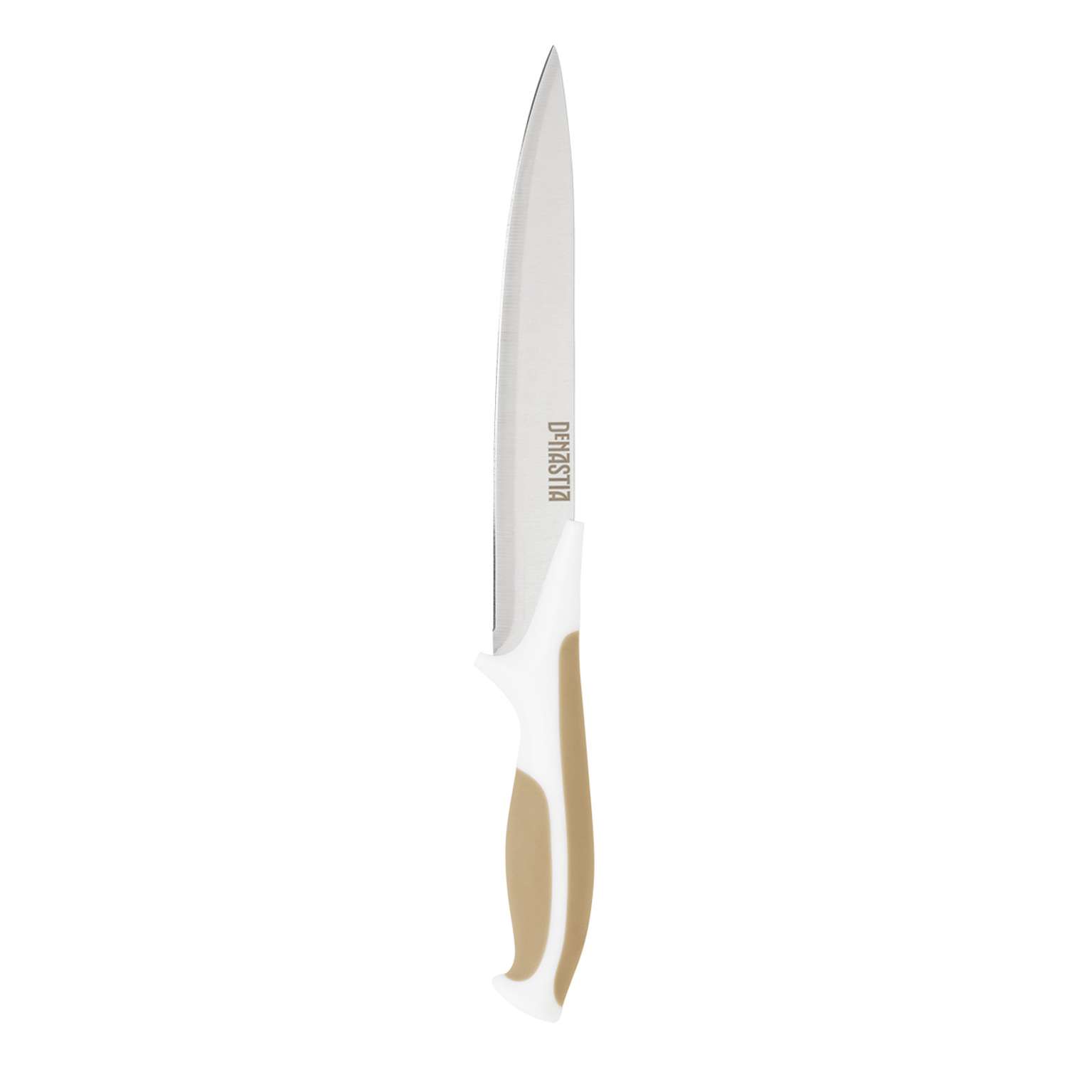 Нож кухонный DeNASTIA разделочный 32.5 см бежевый - фото 2