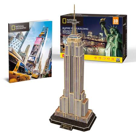 Пазл CubicFun National Geographic Эмпайр-стейт-билдинг 3D 66деталей DS0977h