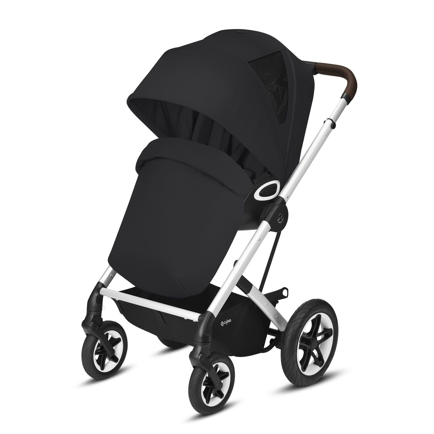 Коляска Cybex Talos S Lux SLV с дождевиком Deep Black - фото 7