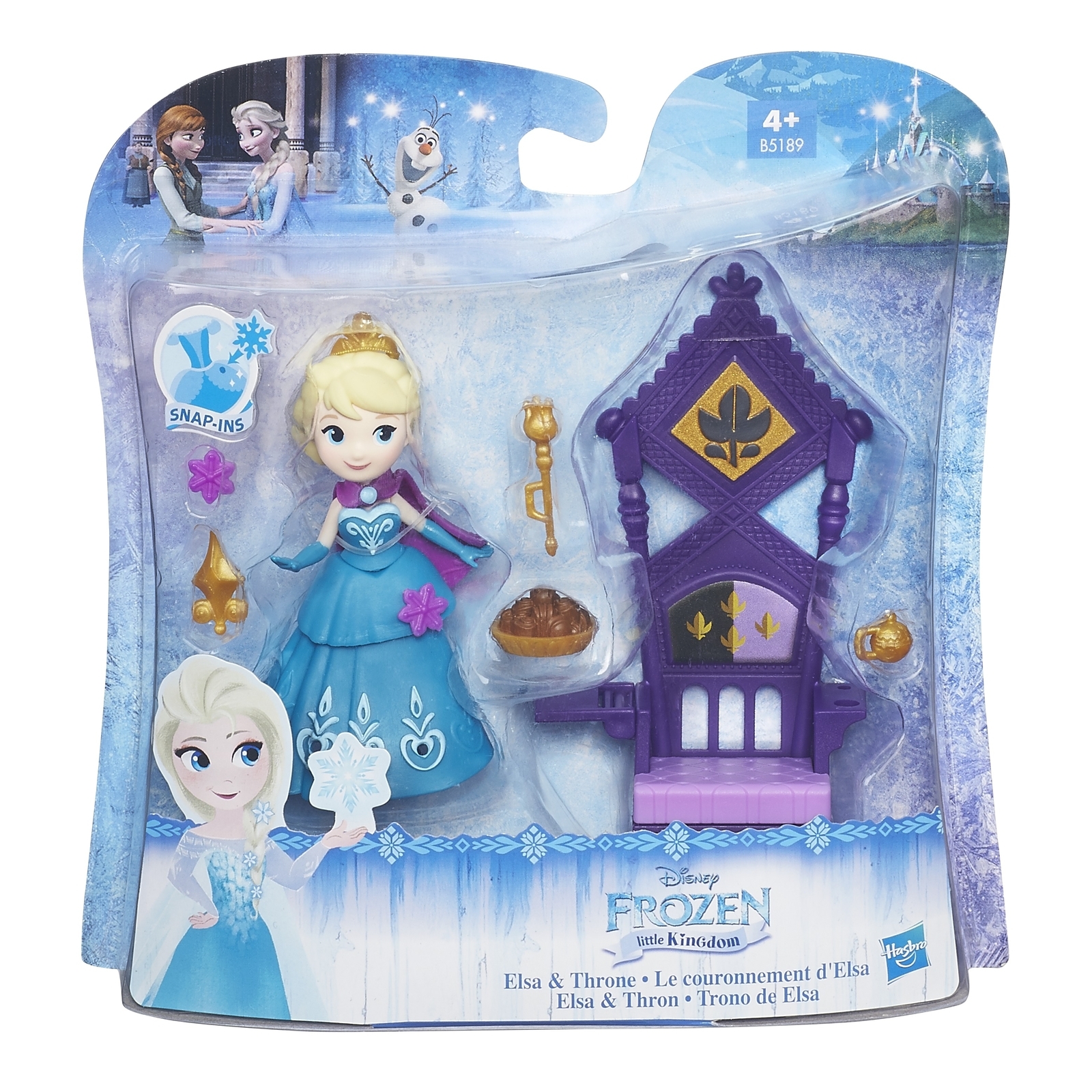 Набор игровой Disney Frozen Холодное Сердце Эльза и трон купить по цене 329  ₽ в интернет-магазине Детский мир