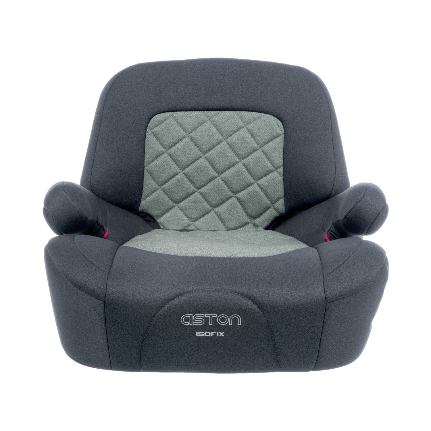 Автокресло-бустер Best Baby Aston Isofix группа 3 22-36 кг серый-зеленый - фото 12