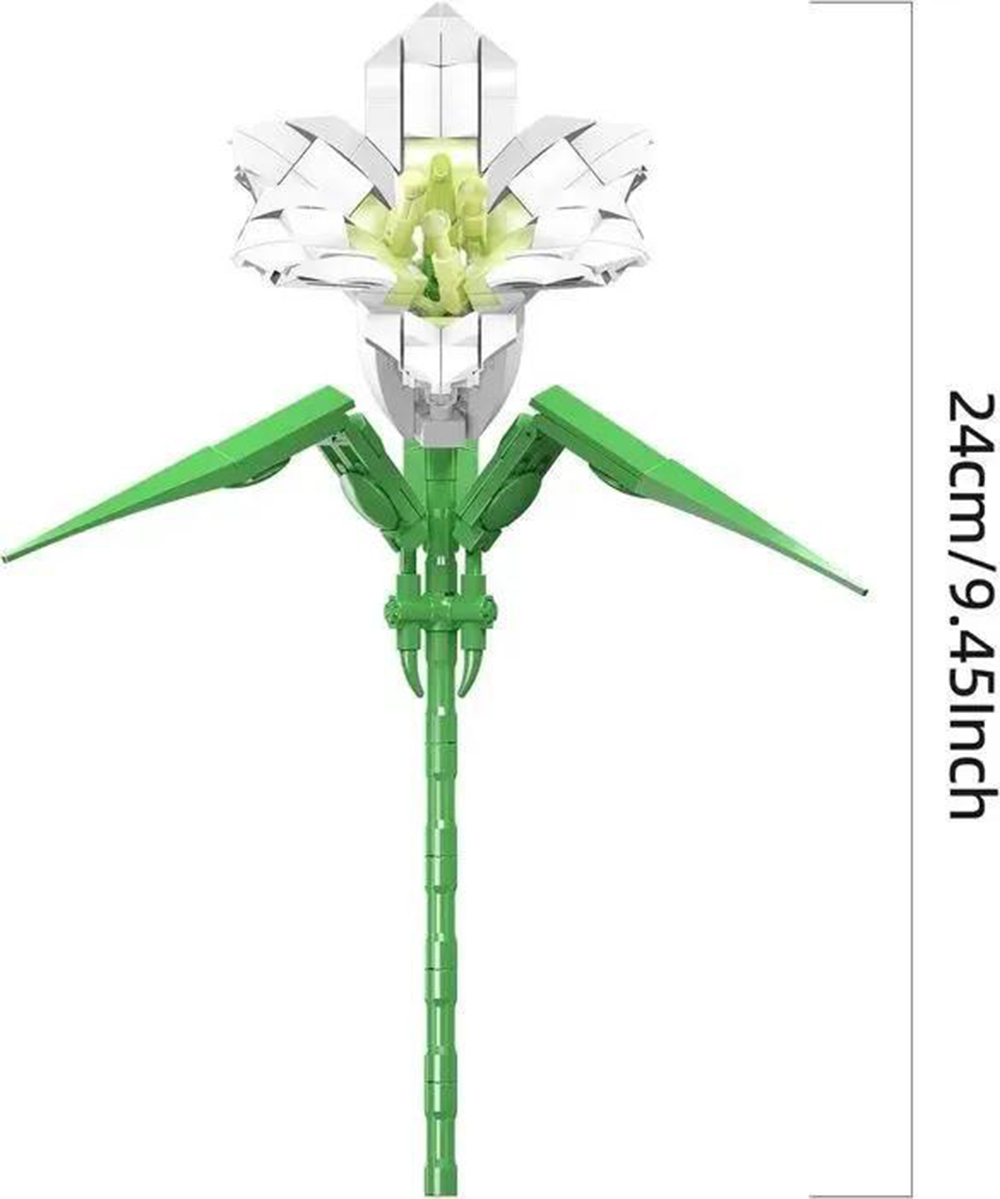 Конструктор Mould King Цветок Лилии 24001 - фото 11