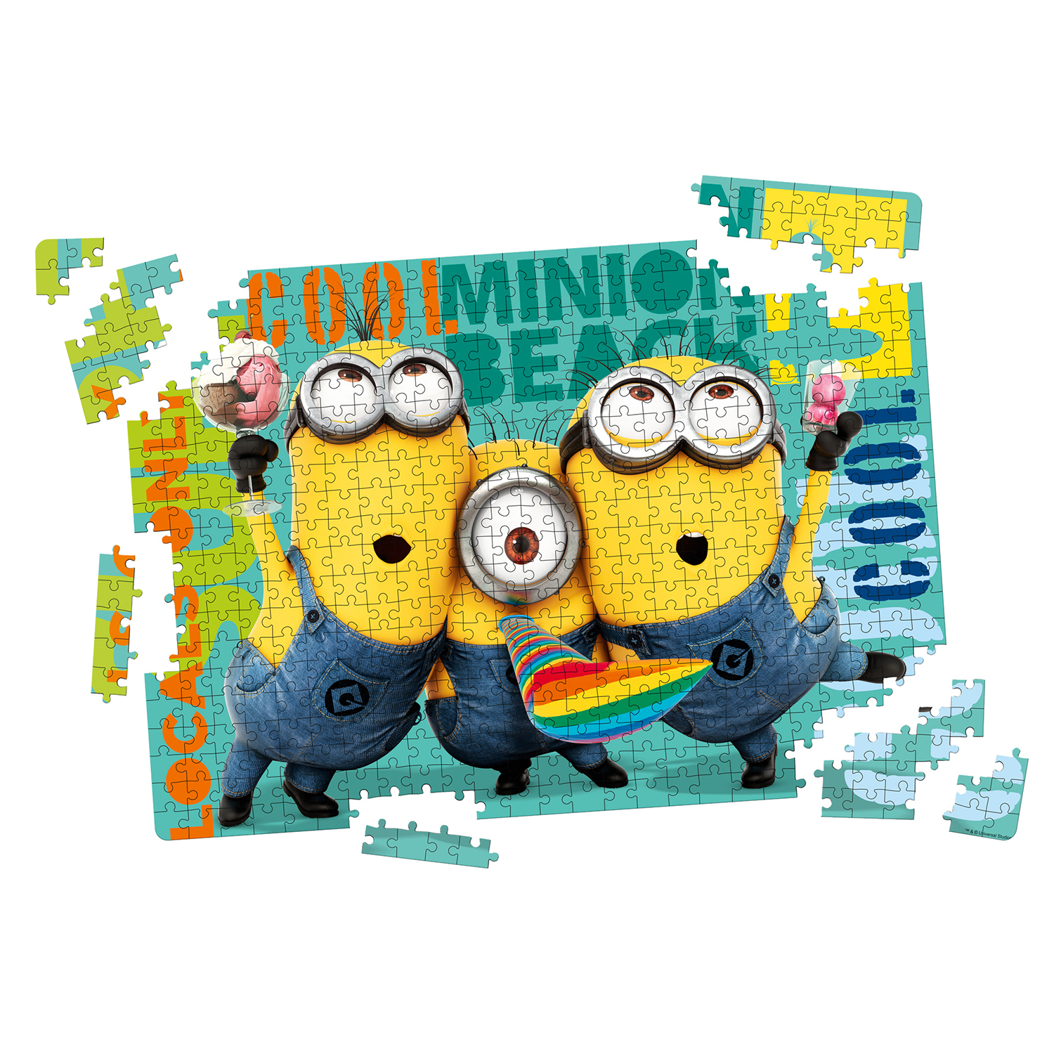 Пазл ORIGAMI Minions 500 эл. 01794 в ассортименте - фото 10