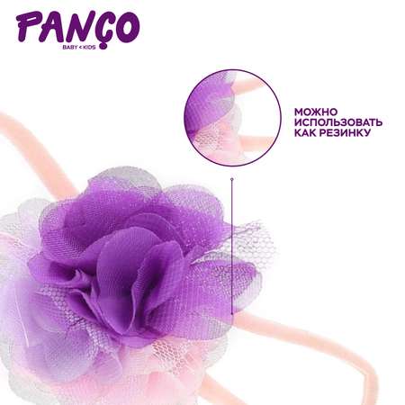 Резинка для волос PANCO цветочек фиолетовый