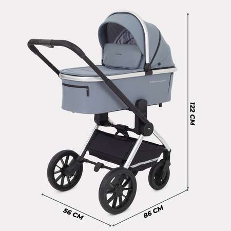 Коляска детская 3 в 1 MOWbaby Tilda blue