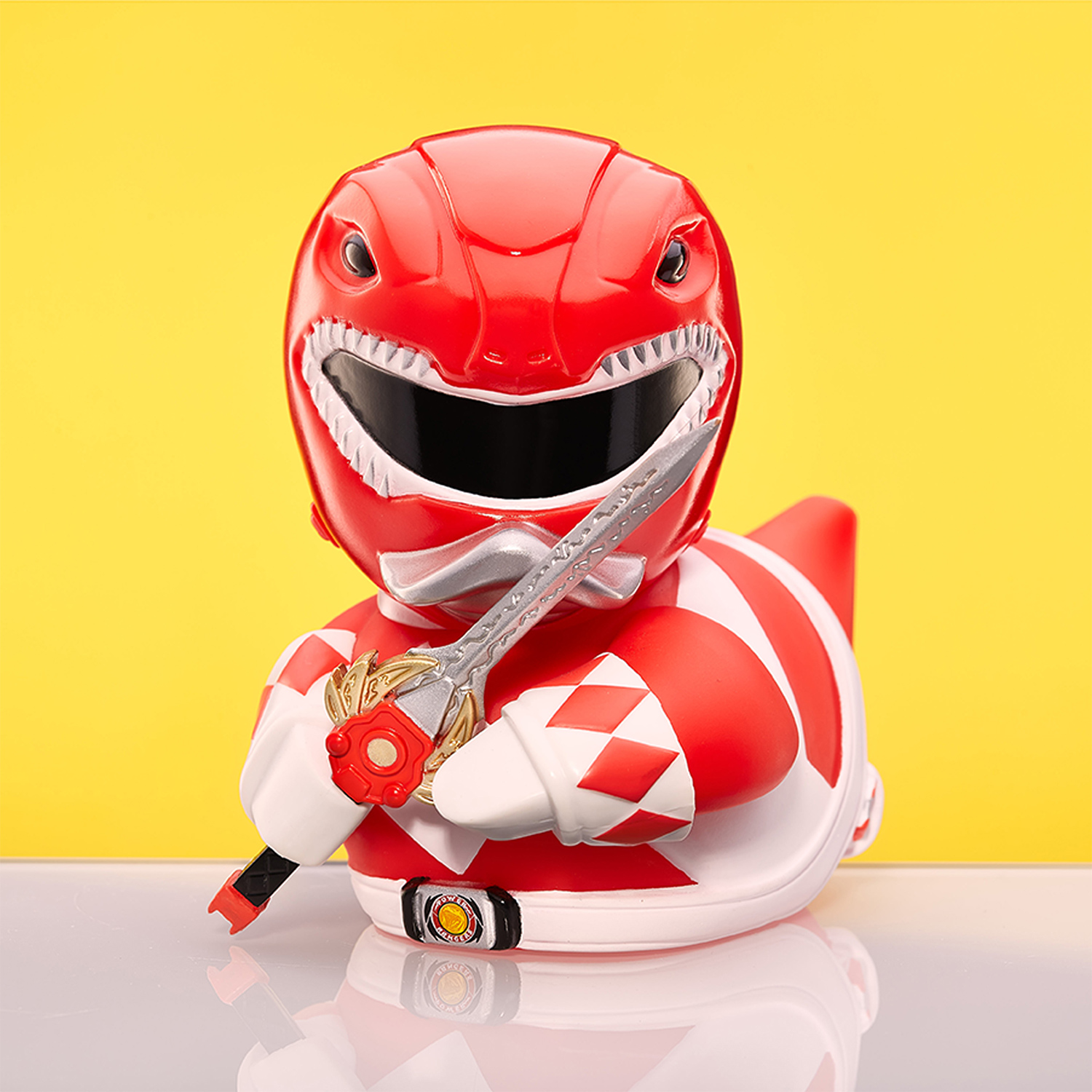 Фигурка Power Rangers Утка Tubbz Красный рейнджер из Могучие рейнджеры - фото 9