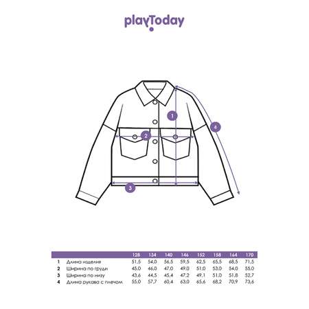 Куртка джинсовая PlayToday