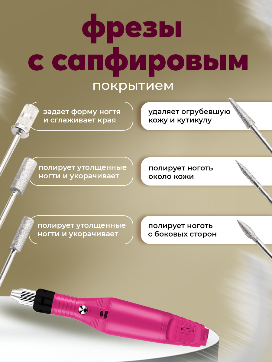 Аппарат для маникюра и педикюра HomDoctor ручной - фото 5