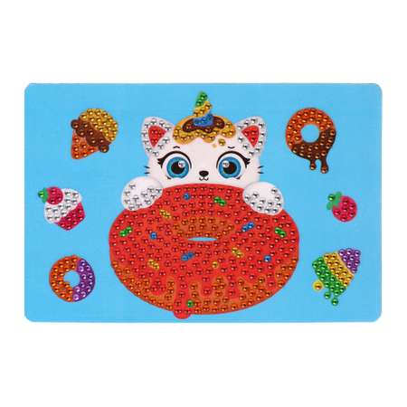 Алмазная мозаика Color Puppy Кэтикорн 10*15 см подставка