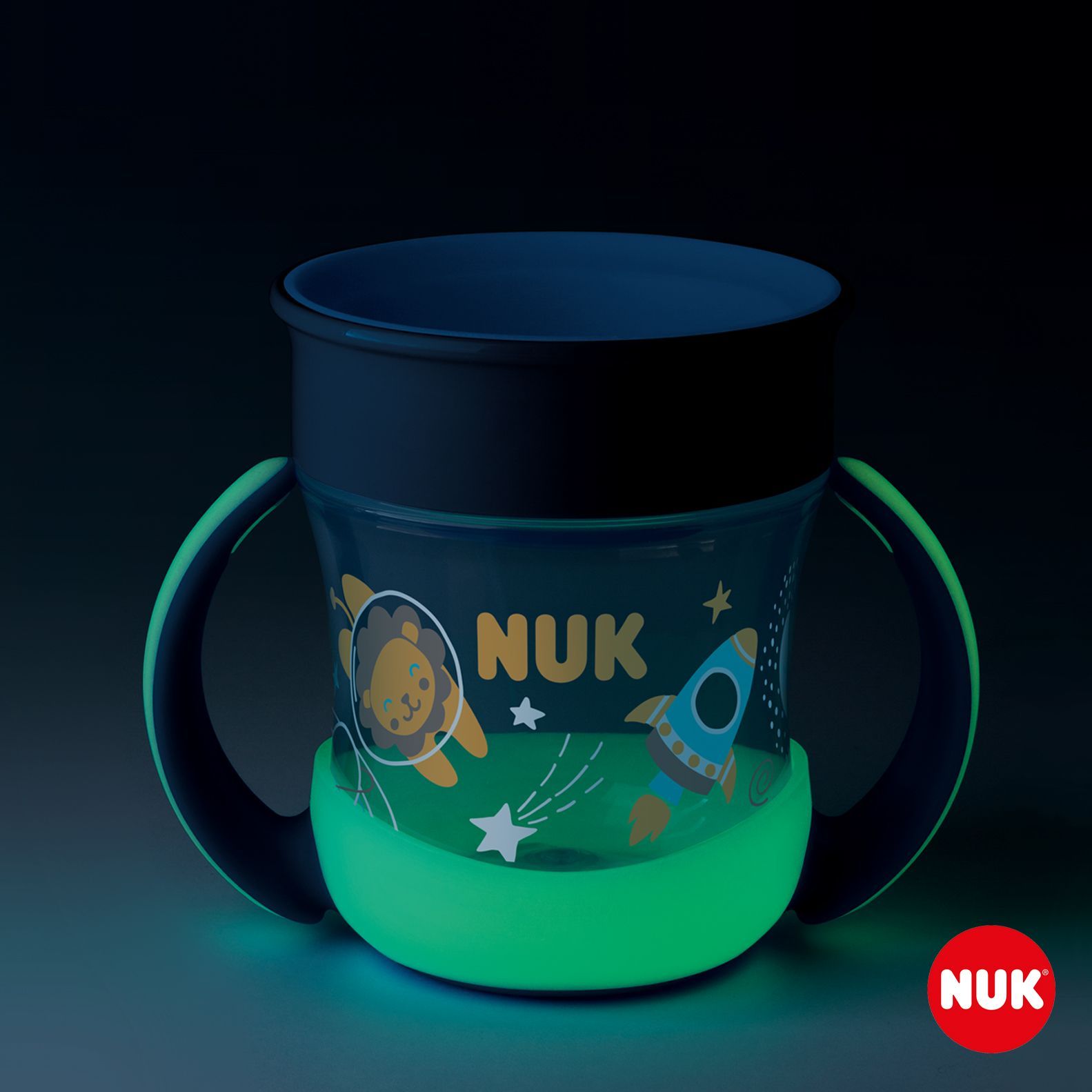 Поильник со светящимися ручками Nuk Evolution Mini Magic Cup - фото 2