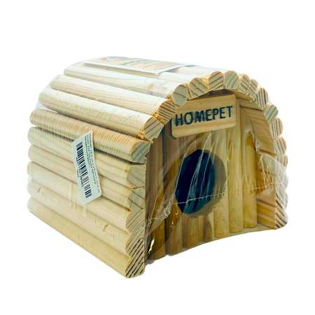 Домик для грызунов Homepet Ракушка деревянный 12.5*13*10.5см