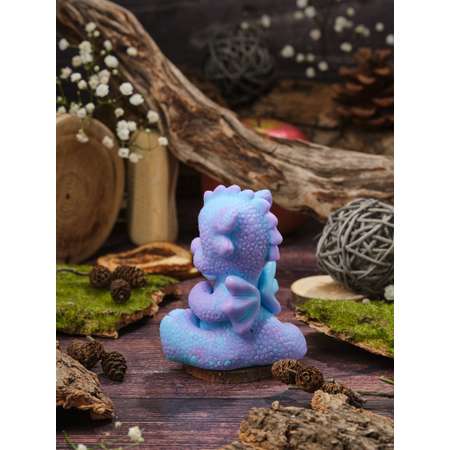 Сувенирное мыло SKUINA дракон фиолетово голубой