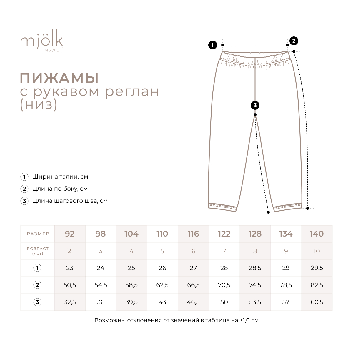 Пижама Mjolk 9092493 - фото 4