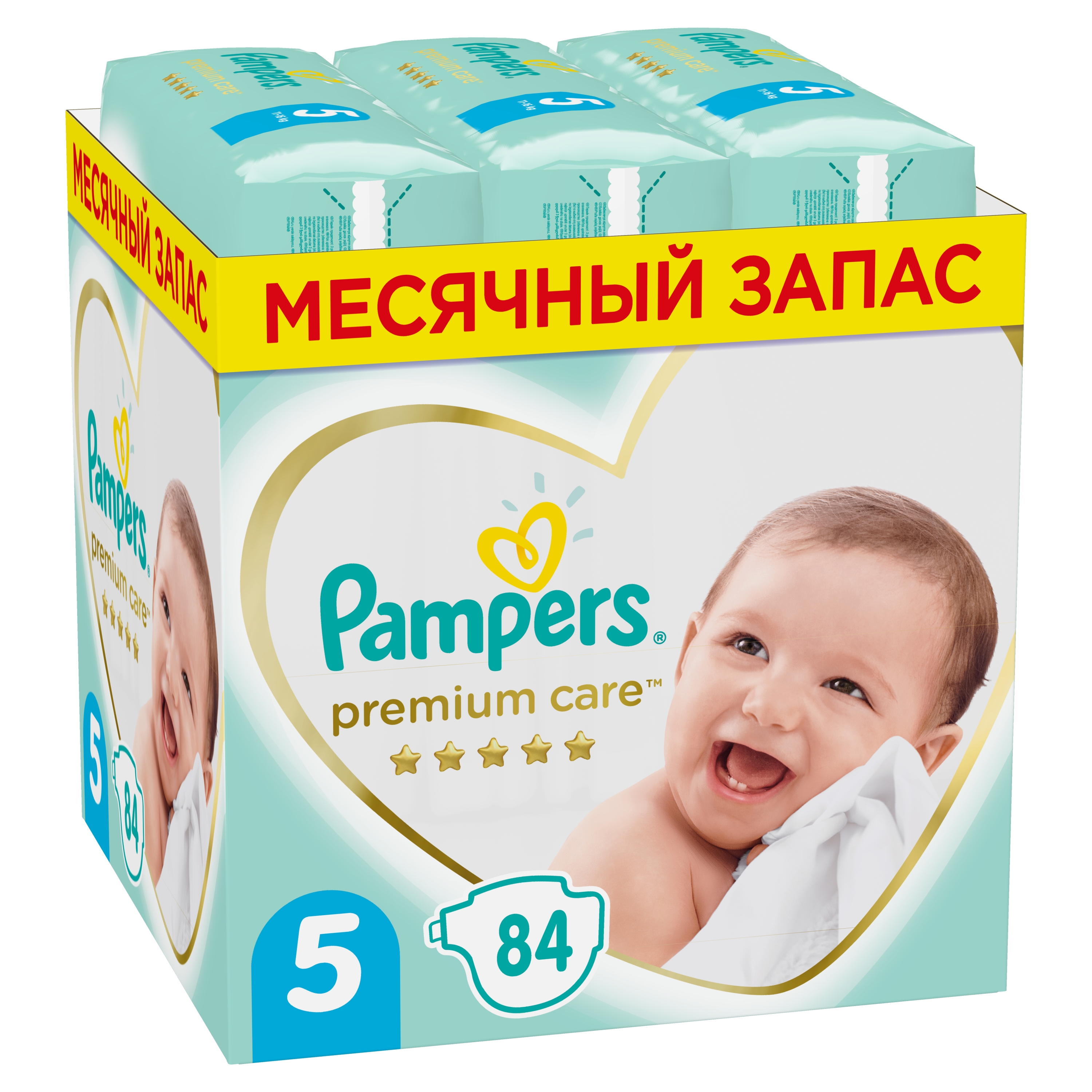 Подгузники Pampers Premium Care 5 11+кг 84шт - фото 2