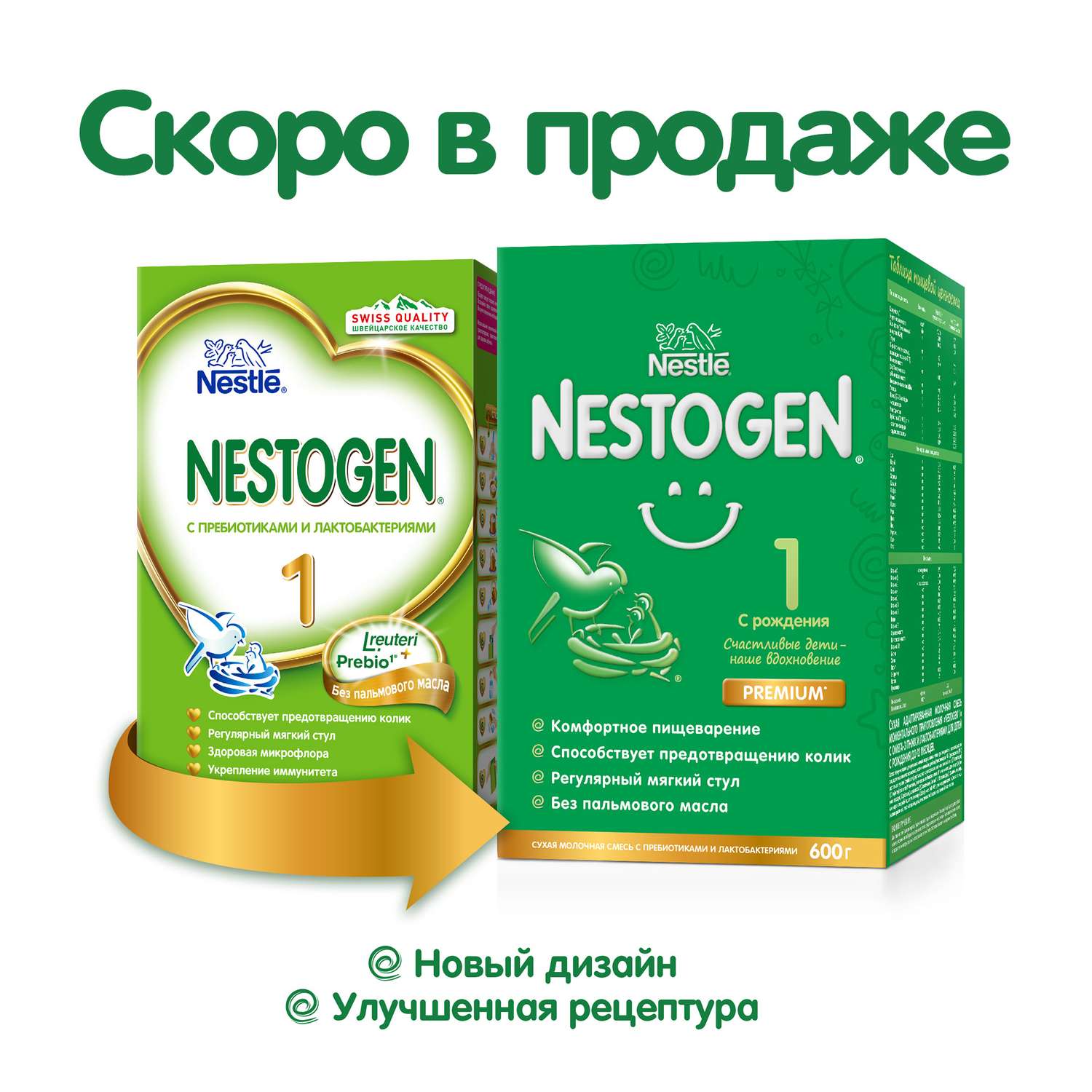 Смесь Nestle Nestogen 1 700г с 0месяцев - фото 2