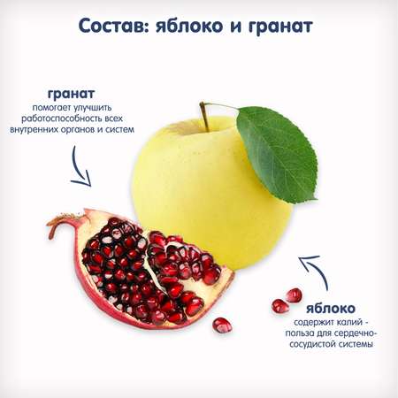 Сок Fleur Alpine Органик яблоко-гранат 0.2л с 8месяцев