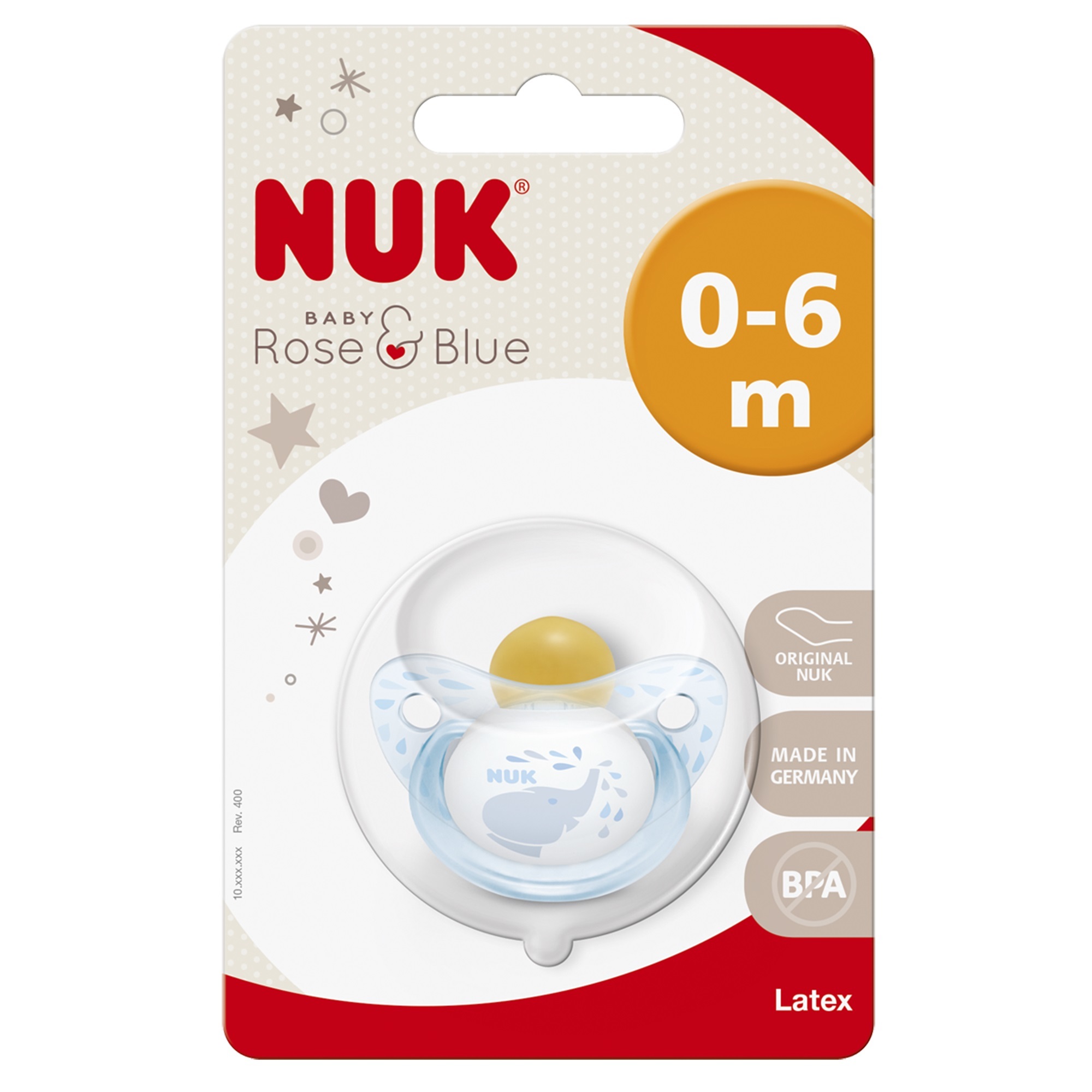 Пустышка Nuk Baby с 0месяцев Blue в ассортименте 10725202 - фото 2