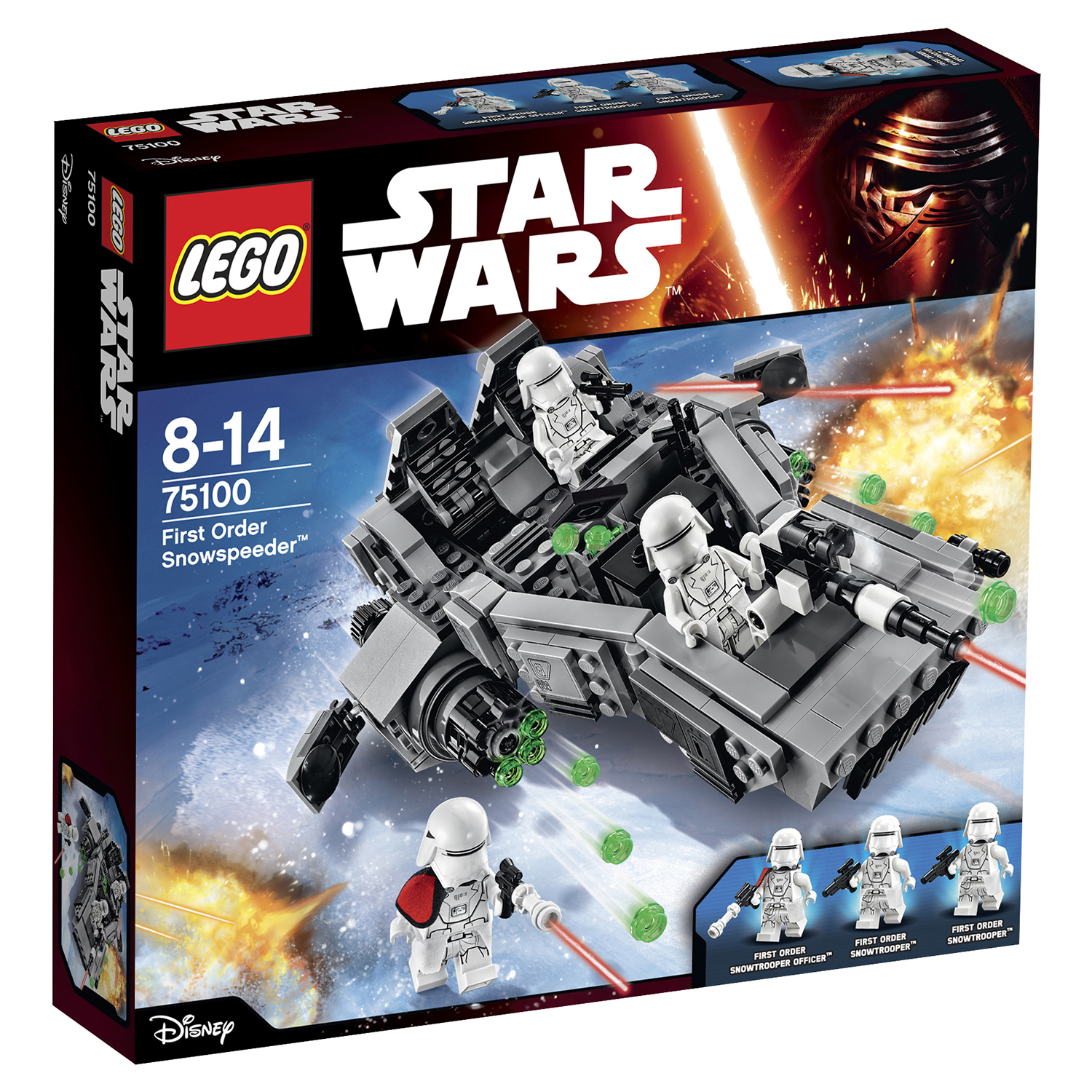 Конструктор LEGO Star Wars TM Снежный спидер Первого Ордена (First Order  Snowspeeder™) (75100) купить по цене 4789 ₽ в интернет-магазине Детский мир