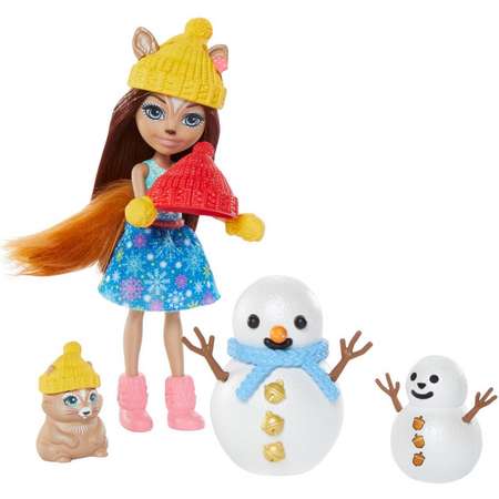 Набор игровой Enchantimals кукла+питомец с аксессуарами Снежные забавы GNP16