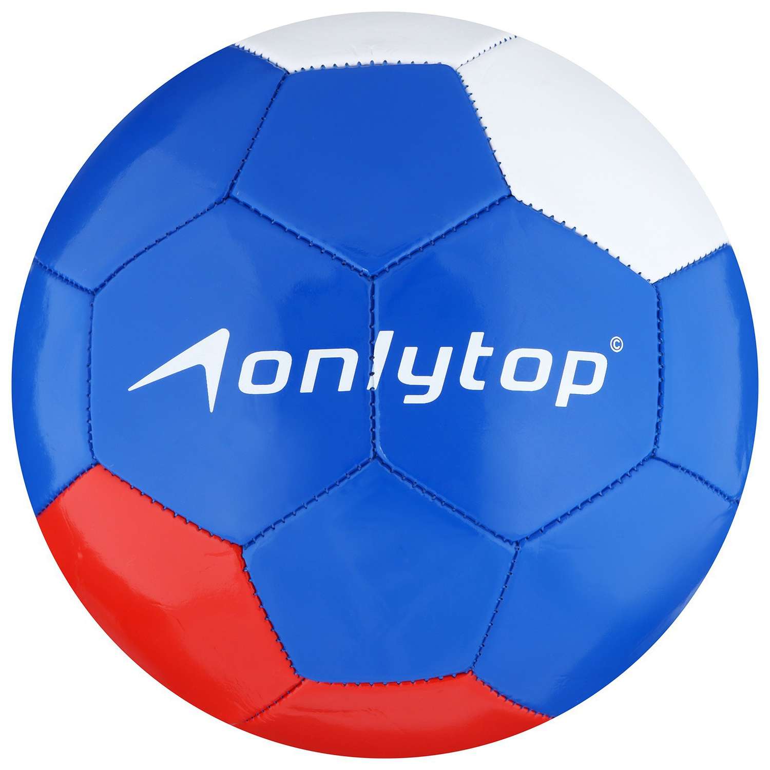 Мяч ONLITOP футбольный «Россия». ПВХ. машинная сшивка. 32 панели. размер 5. 278 г - фото 3