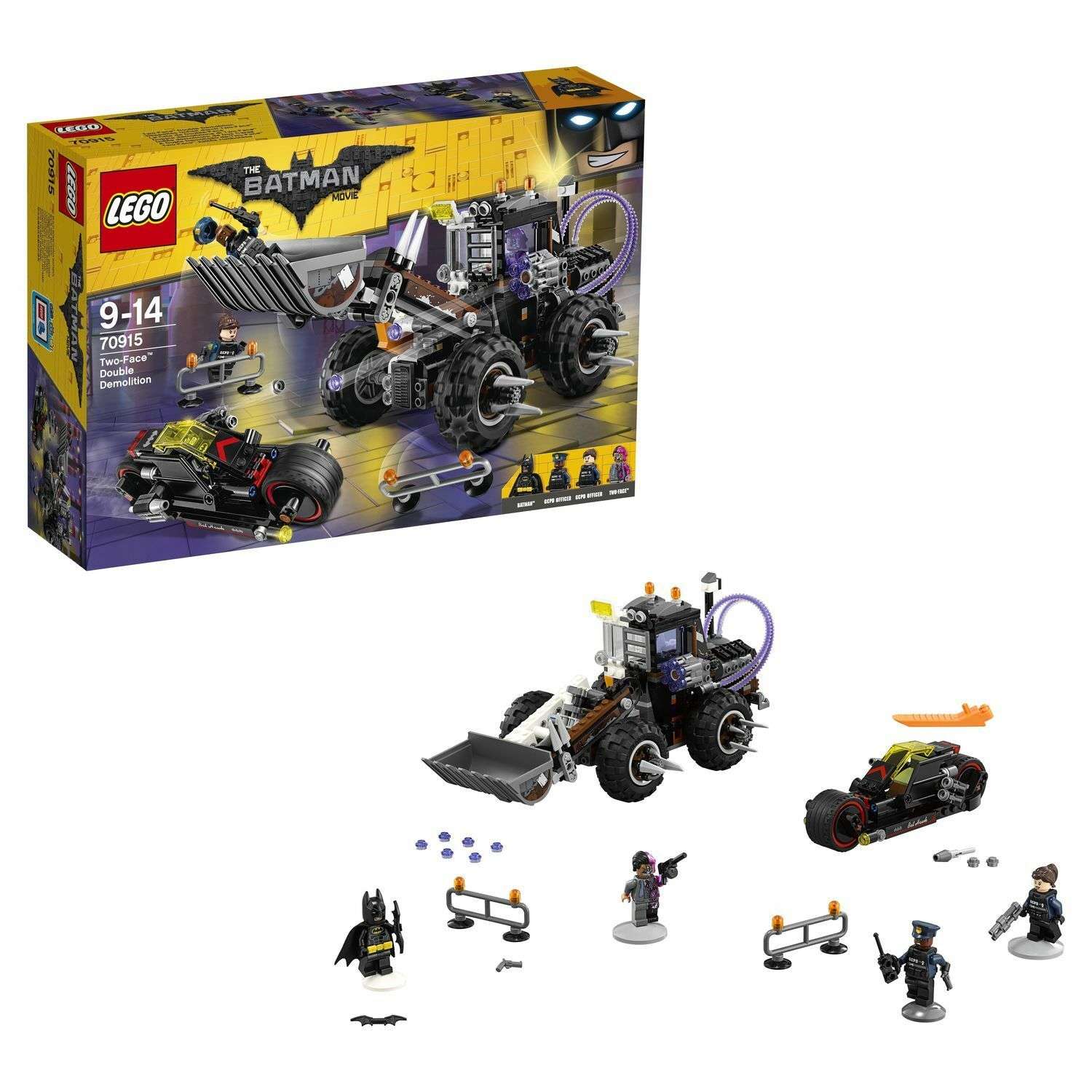 Конструктор LEGO Batman Movie Разрушительное нападение Двуликого (70915) - фото 1