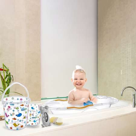 Термометр для ванной и комнаты BabyJem Grey 381