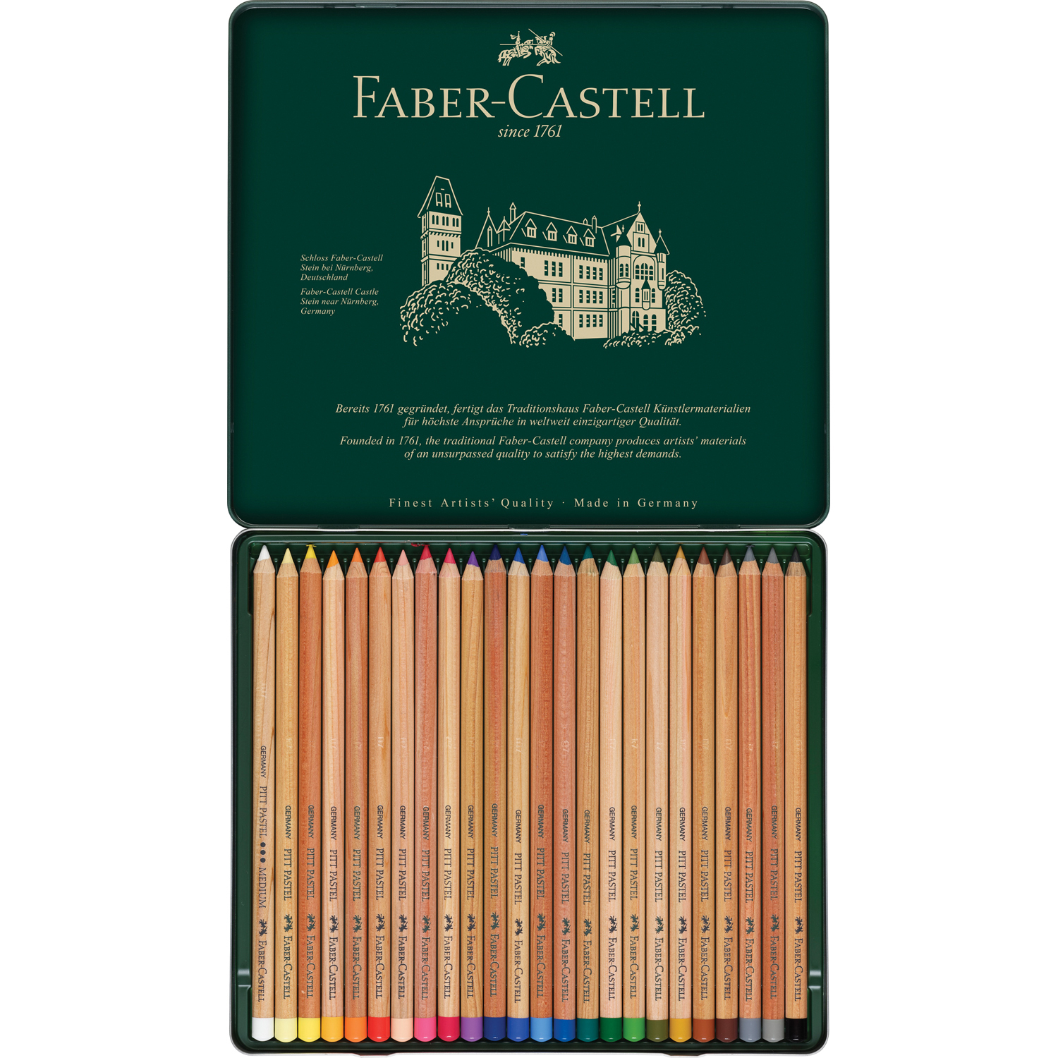 Пастельные карандаши Faber Castle Pitt Pastel 24цвета - фото 3