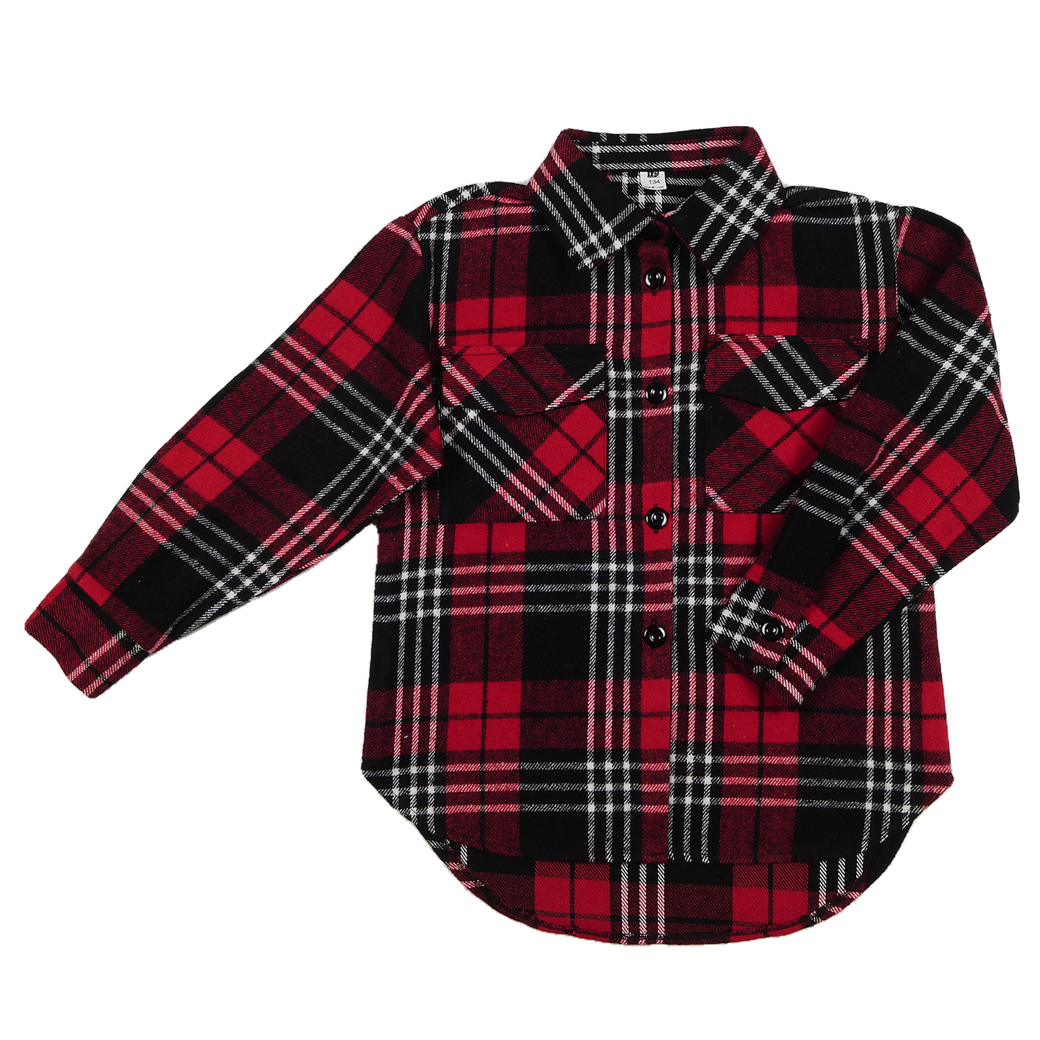 Рубашка Детская Одежда 4104Пэ/красный_черный - фото 7