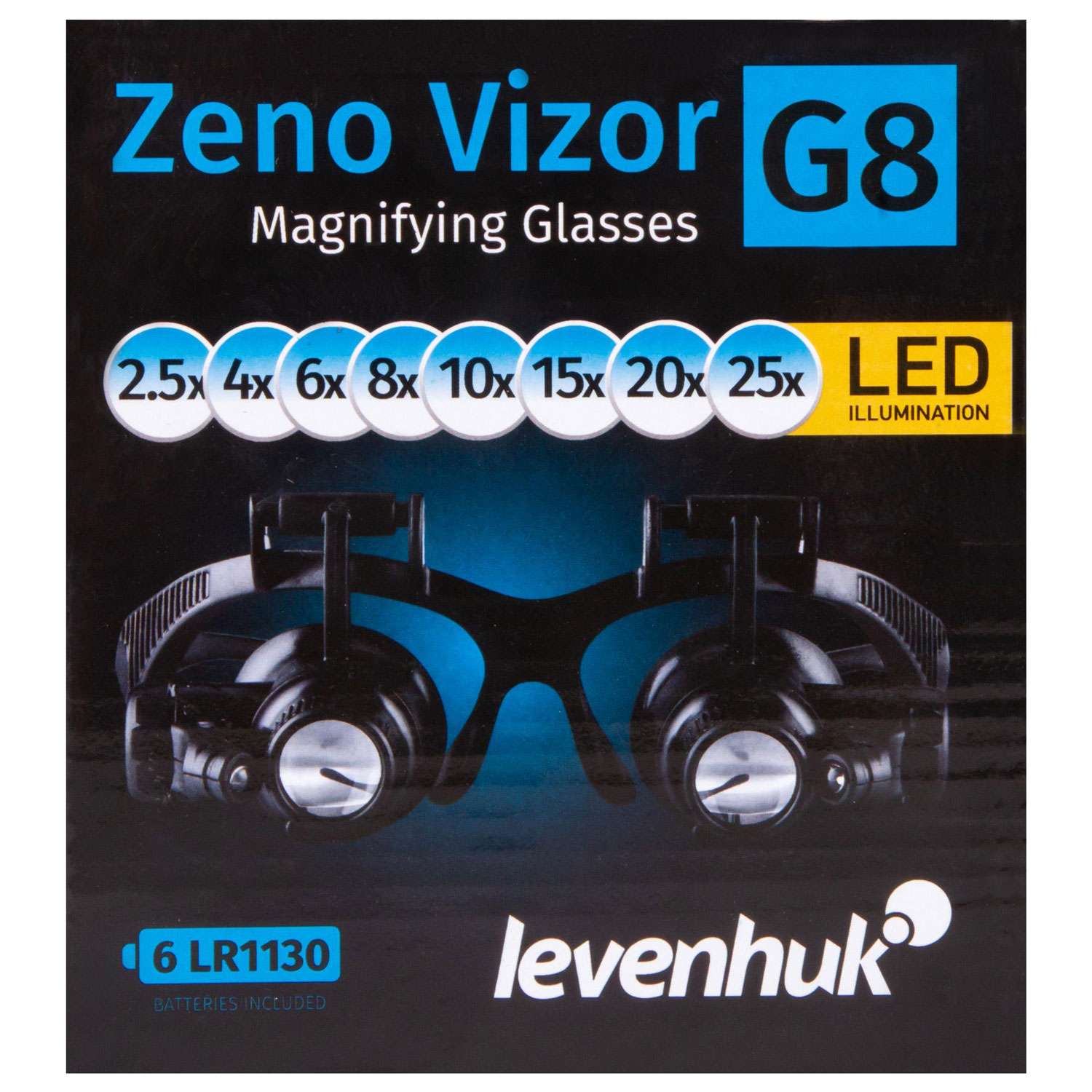Лупа-очки Levenhuk Zeno Vizor G8 - фото 15