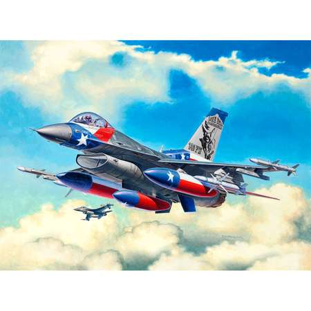 Сборная модель Revell Многоцелевой истребитель F-16C Fighting Falcon USAF Боевой Сокол