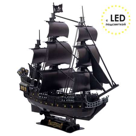 Сборные модели REZARK 3D корабль корабль Месть Королевы Анны с LED подсветкой STH-003N