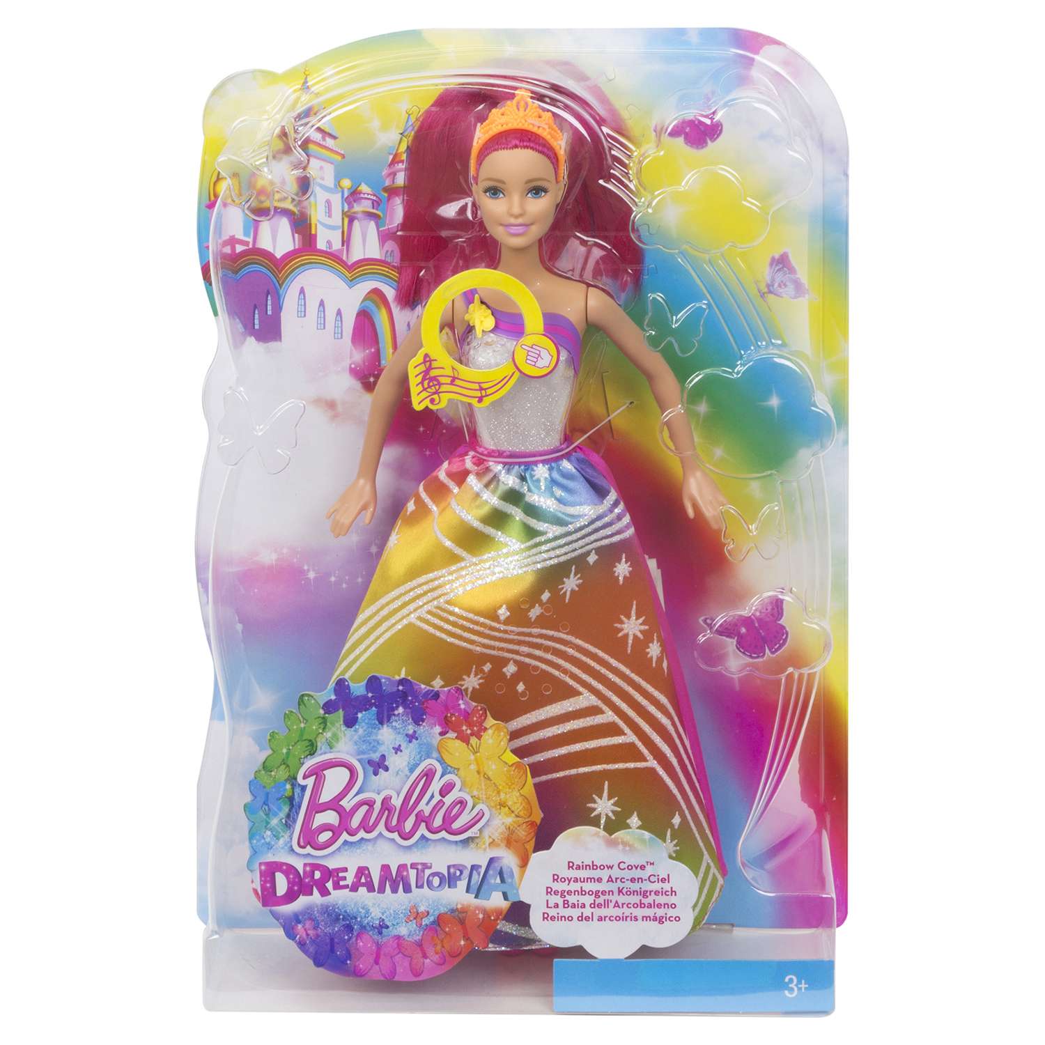 Кукла Barbie Радужная принцесса с волшебными волосами DPP90 - фото 2