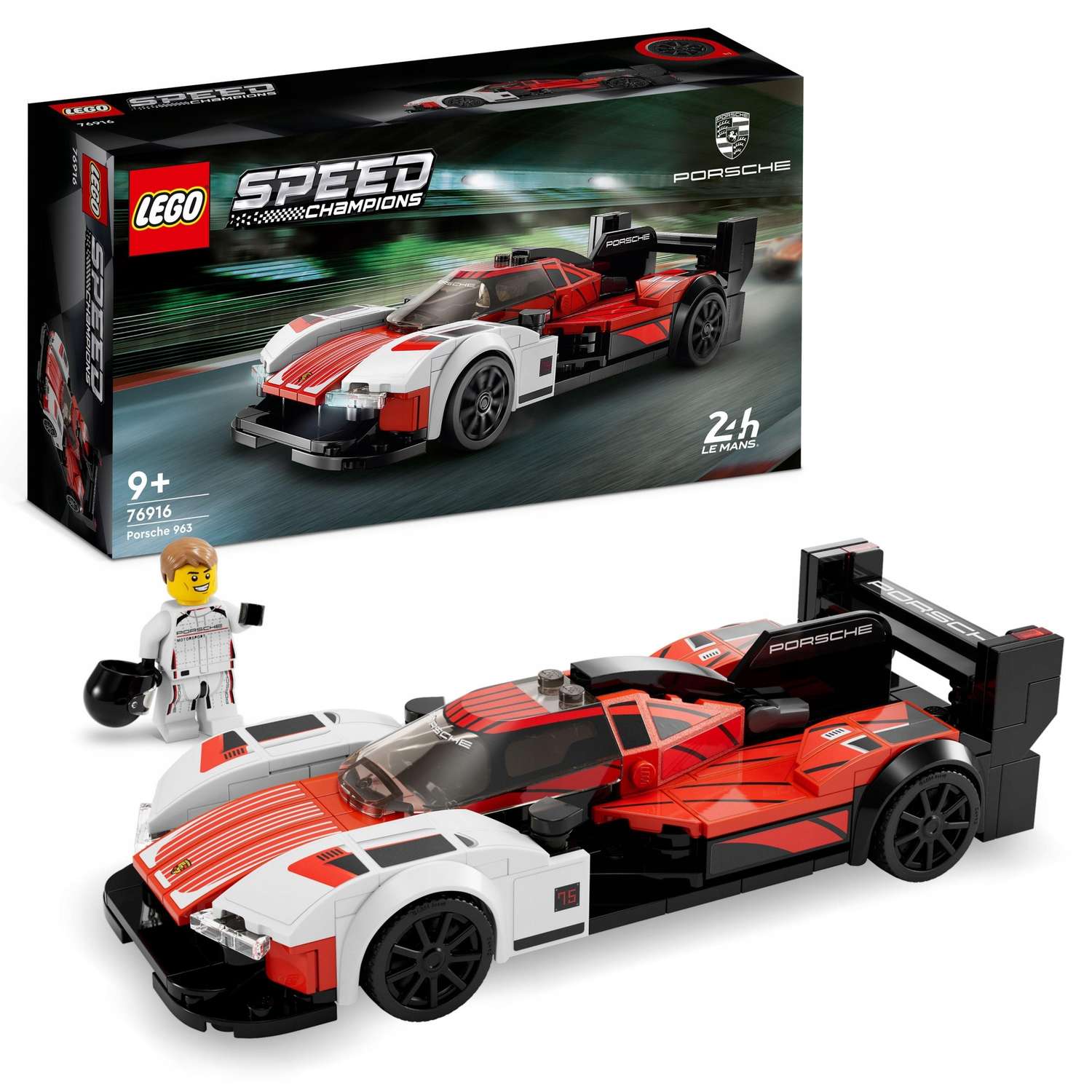 Конструктор детский LEGO Speed Champions Автомобиль P963. 76916 - фото 1