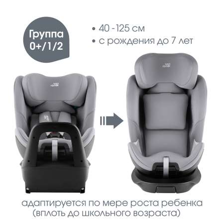 Детское автокресло Britax Roemer Swivel Frost Grey для детей с рождения до 7 лет