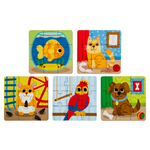 Пазл фигурный деревянный Active Puzzles Домашние животные